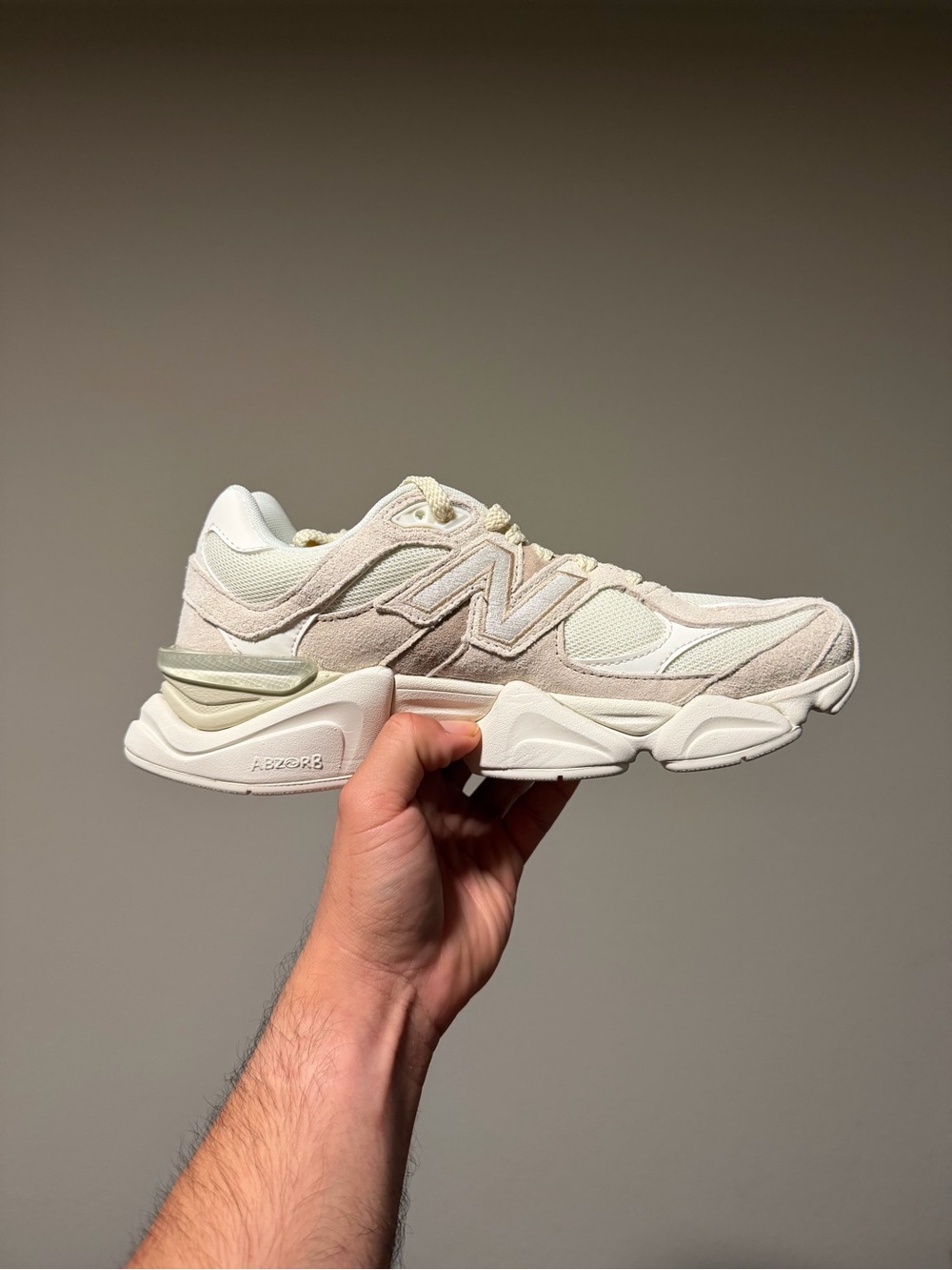 New Balance 9060 ‘White Beige’ Men’s Low Top Lace Up Sneakers U90604IJ